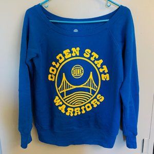 (S) Golden State Warriors Off-Shoulder Sweater